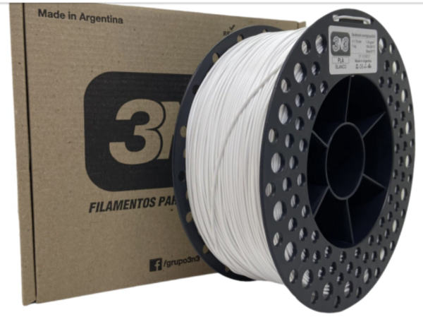 FILAMENTO PLA 3N3 BRANCO 1.75MM 1KG