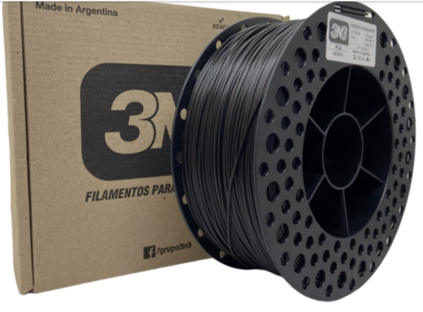 FILAMENTO PLA 3N3 PRETO 1.75MM 1KG