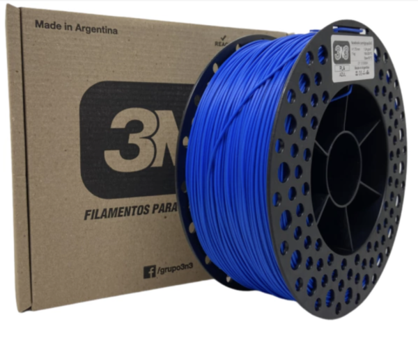 FILAMENTO PLA 3N3 AZUL 1.75MM 1KG